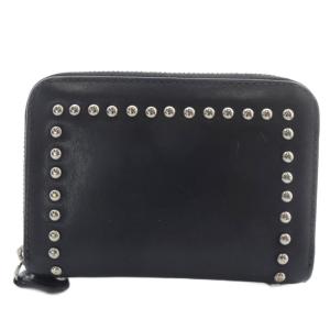 J&M DAVIDSON 10131N SMALL ZIP PURSE WITH STUDS ウォレット コインケース 小銭入れ