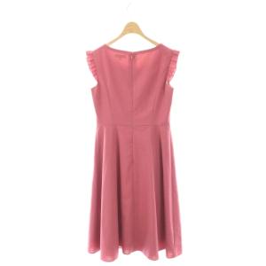 TOCCA 24SS AFTER RAIN ドレス ワンピース ひざ丈 フリル 2 ピンク /DF OS