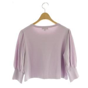 TOCCA FAR FALLA CARDIGAN カーディガン ニット 七分袖 M ラベンダー /MY OS