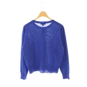 TOCCA 24SS BOW TIE KNIT カーディガン ニット M ブルー /DF OS