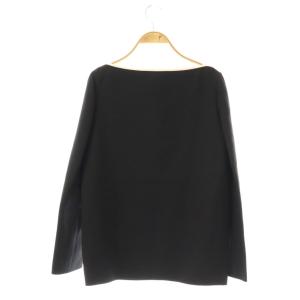 VALENTINO ボートネック リボン プルオーバー ブラウス 長袖 38 黒 ブラック /AT OS SH