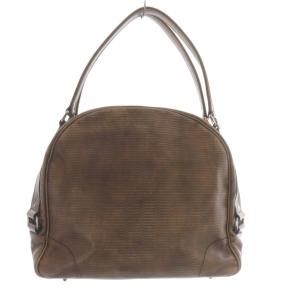 JACQUES LE CORRE リスボン トートバッグ ハンドバッグ レザー ブラウン /YO6 SH