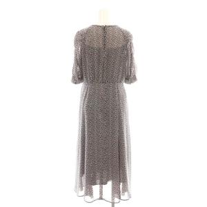 ANAYI スクエアジオメトリックプリントワンピース ロング 36 マルチカラー /DF OS