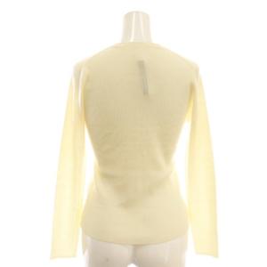 ANAYI ウールVネックリブカーディガン ニット 36 アイボリー /DF OS