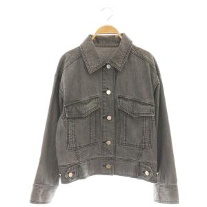 タフタコンビGジャン ジージャン デニムジャケット 38 グレー /DF OS