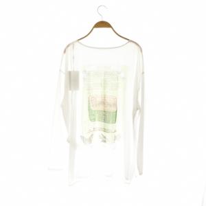 Ameri VINTAGE 25SS VINTAGE PERFUME SMELL SHEER TOP カットソー 長袖 シアー F