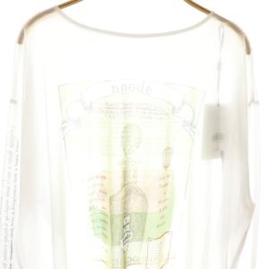 Ameri VINTAGE 25SS VINTAGE PERFUME SMELL SHEER TOP カットソー 長袖 シアー F