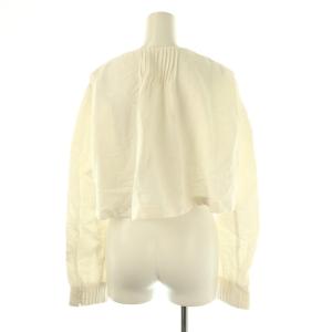 Ameri VINTAGE 25SS MEDI BATTEN LACE BOLERO BLOUSE ブラウス レース 長袖 F ホワイト