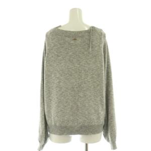 Lily Brown LilyBrown 25SS 3ピースニットセットアップ ラメ カーディガン ミニスカート リブ ONE グレー /MY OS