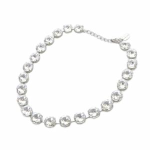 ビジューネックレス スピックアンシルバー色 /SR