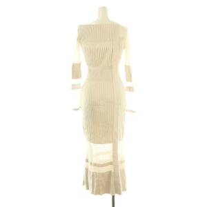 SNIDEL 23SS ニットワンピース F ライトベージュ /DO OS