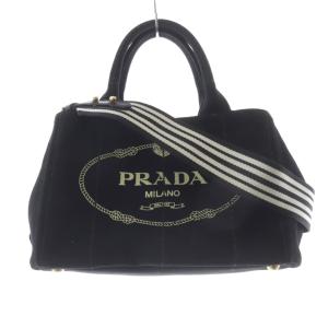 カナパ S キャンバス 2way トートバッグ ブラック