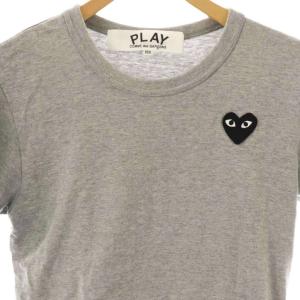 PLAY Comme des Garçons AD2024/6 クルーネック半袖Tシャツ カットソー XXS グレー AX-T076 /DO OS