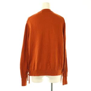 SAKULA サイドレースアップウールニット カットソー 38 オレンジブラウン /DO OS