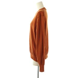 SAKULA サイドレースアップウールニット カットソー 38 オレンジブラウン /DO OS