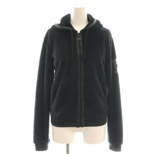 09C レザートリム フリースパーカー スポーツライン 34 ブラック P34160K01052