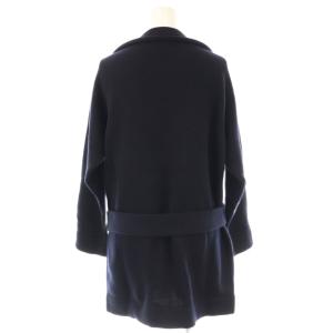 CHANEL P47679K06042 カシミヤ ベルト付き チュニックニット セーター 38 ネイビー