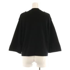CHANEL ショートカーディガン ココマークボタン 34 ブラック P46793K05922