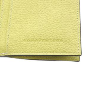 BONAVENTURA ベルテッド マルチ ロング ウォレット シュリンクレザー グレージュ イエロー