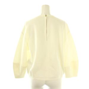 TOMORROWLAND collection ナップコットン クルーネック カットソー 長袖 36 白 ホワイト /AT OS