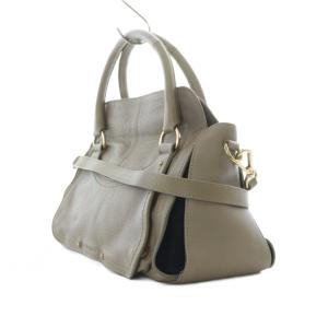SEE BY CHLOE MIYA 2WAYバッグ ショルダーバッグ ハンド グレージュ /RI OS
