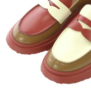 CAMPER ツインズ Twins コインローファー ドレスシューズ レザー 本革 37 23.4cm マルチカラー