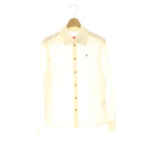 オーブ刺繍 シャツ 2 アイボリー /ES OS