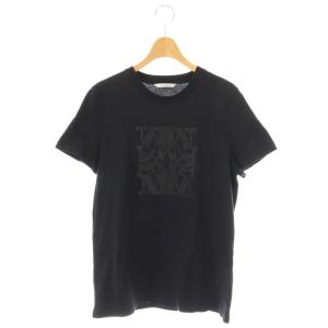 TAVERNA プリントTシャツ カットソー 半袖 ブラック /HK OS