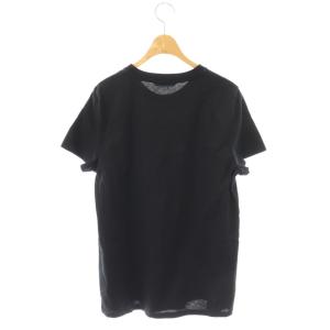 Max Mara TAVERNA プリントTシャツ カットソー 半袖 ブラック /HK OS