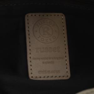 russet トートバッグ ハンドバッグ ソフトレザー グレー /YO5