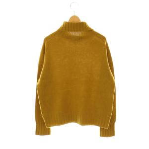 MARGARET HOWELL カシミヤ タートルニット セーター 長袖 2 マスタード /AT OS