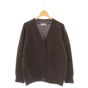 ウールニットカーディガン 2 ブラウン /DO OS