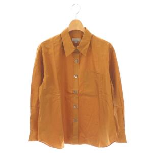 長袖コットンシャツ 2 ブラウンベージュ /DO OS