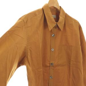 MARGARET HOWELL 長袖コットンシャツ 2 ブラウンベージュ /DO OS