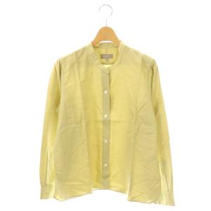 コットンシルクバンドカラーシャツ 2 ライトグリーン /DO OS