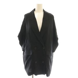 24SS ショートスリーブシャツJK ジャケット 薄手 F ブラック /CX OS