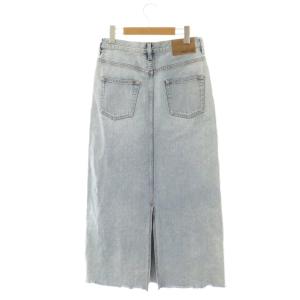 EVERYDAY I LIKE デニム スカート タイト マキシ ロング 38 青 ブルー /AT OS