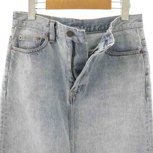 EVERYDAY I LIKE デニム スカート タイト マキシ ロング 38 青 ブルー /AT OS