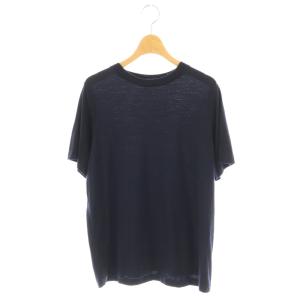 Prime wool jersey Tシャツ カットソー 半袖 F 紺 ネイビー /AT OS