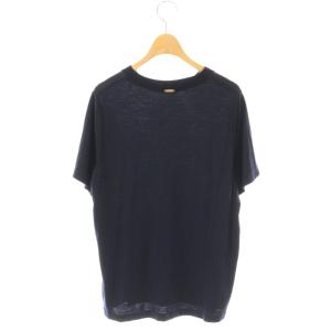 MUSE de Deuxieme Classe Prime wool jersey Tシャツ カットソー 半袖 F 紺 ネイビー /AT OS