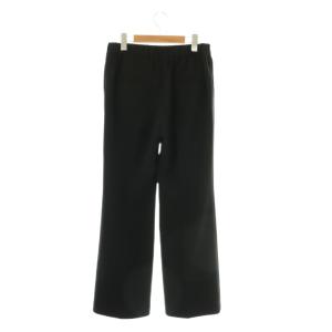 AP STUDIO アパルトモン カルゼストレートパンツ フレアパンツ 38 ブラック /ES OS