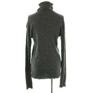 Deuxieme Classe rib タートルニット カットソー ウール グレー /DO OS