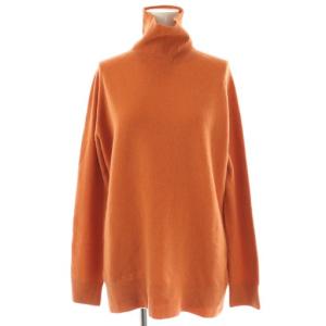 CAPRI タートルネックプルオーバー ニット セーター 長袖 F オレンジ /AT OS