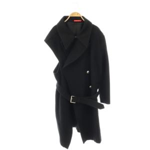 ヨウジヤマモト ウール 変形 コート 2 ブラック