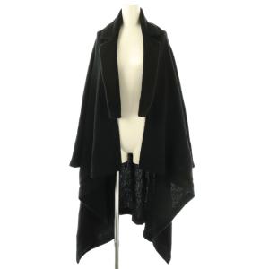 ウール ガウン S ブラック