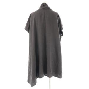 gomme 切替変形チュニックワンピース M グレー ネイビー チャコールグレー /DO OS