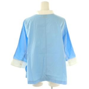 Traditional Weatherwear 24SS ハイカウントコットンシャツ S ライトブルー ホワイト /DO OS