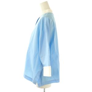 Traditional Weatherwear 24SS ハイカウントコットンシャツ S ライトブルー ホワイト /DO OS