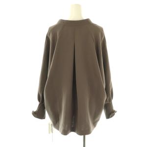 VERMEIL par iena ダブルクロスドルマンブラウス 長袖 スキッパー F グレー /AT OS