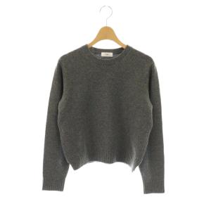 23AW SUPER180 クループルオーバー ニット セーター グレー /DF OS